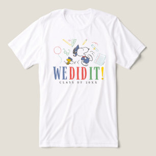 Erdnüsse Snoopy Woodstock Wir Haben Es Geschafft A Tri-Blend Shirt