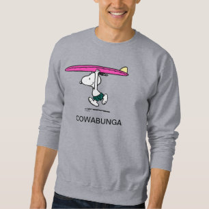 Erdnüsse Snoopy zum Surfen Sweatshirt