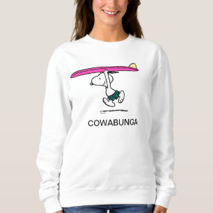 Erdnüsse   Snoopy zum Surfen Sweatshirt