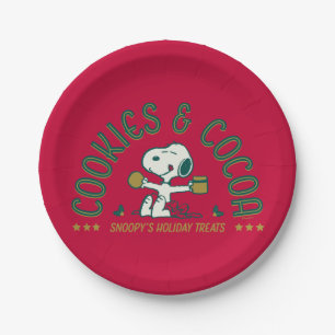 Erdnüsse   Snoopy's Cookies & Kakao Pappteller
