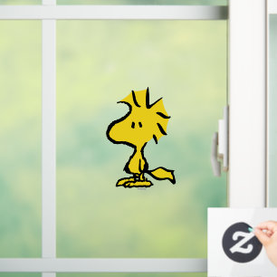 Erdnüsse Snoopy's Friend Woodstock Fensteraufkleber