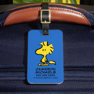 Erdnüsse   Snoopy's Friend Woodstock Gepäckanhänger
