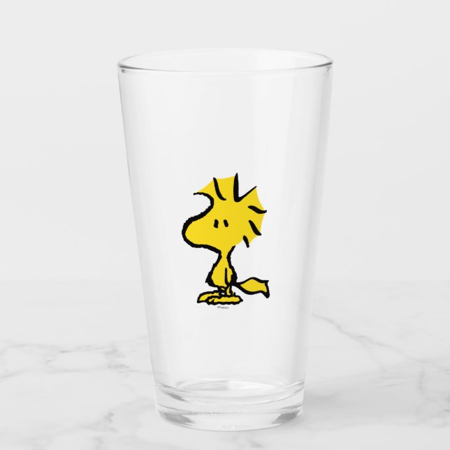 Erdnüsse | Snoopy's Friend Woodstock Glas (Vorderseite)