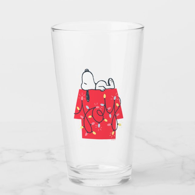 Erdnüsse | Snoopy's Holiday Dreamer Glas (Vorderseite)