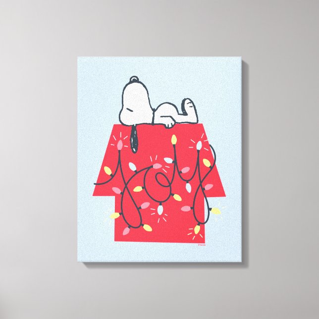 Erdnüsse | Snoopy's Holiday Dreamer Leinwanddruck (Vorderseite)