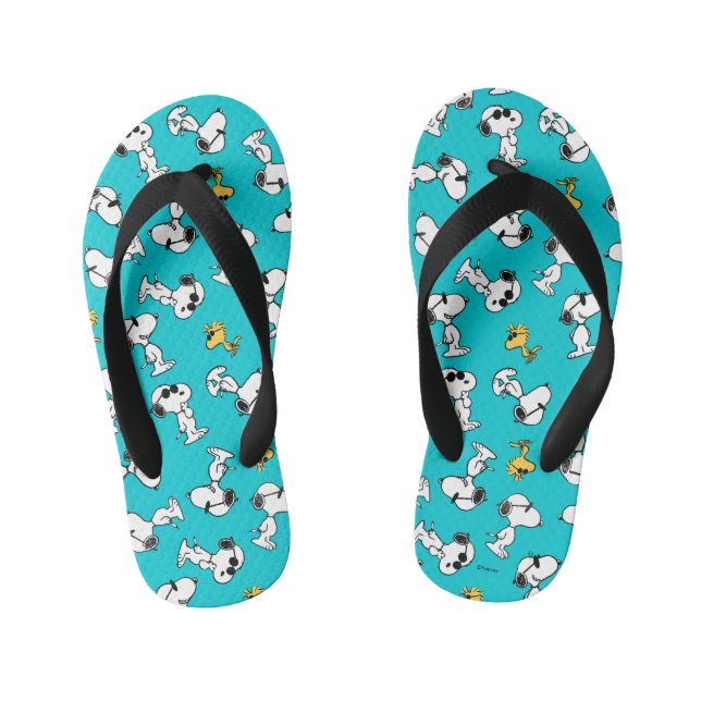 Erdnüsse | Sonnenbrille Muster Kinderbadesandalen (Fußbett)