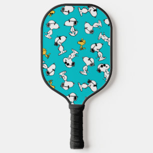Erdnüsse Sonnenbrille Muster Pickleball Schläger