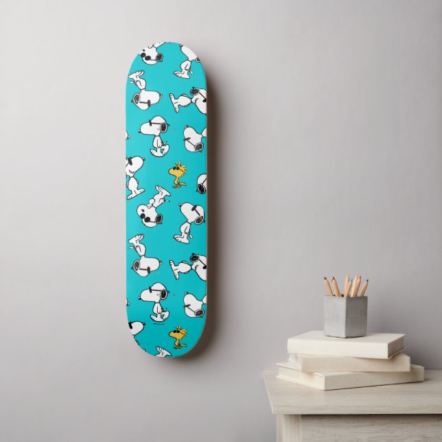 Erdnüsse | Sonnenbrille Muster Skateboard (Wandkunst)