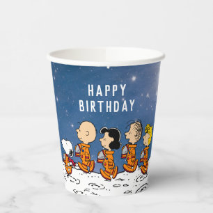 Erdnüsse Space Birthday Pappbecher
