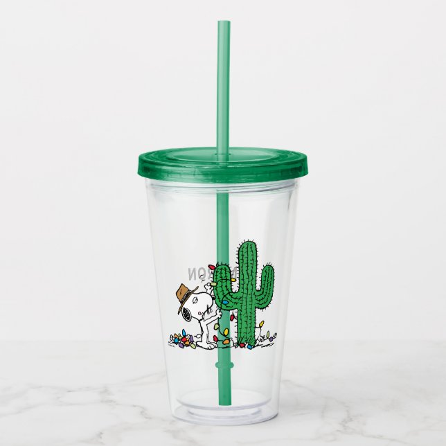 Erdnüsse | Spike Decorations für Weihnachten Acryltrinkbecher (Vorderseite)