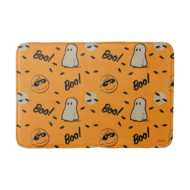 Erdnüsse | Spooky Crew Halloween Muster Badematte (Vorderseite)