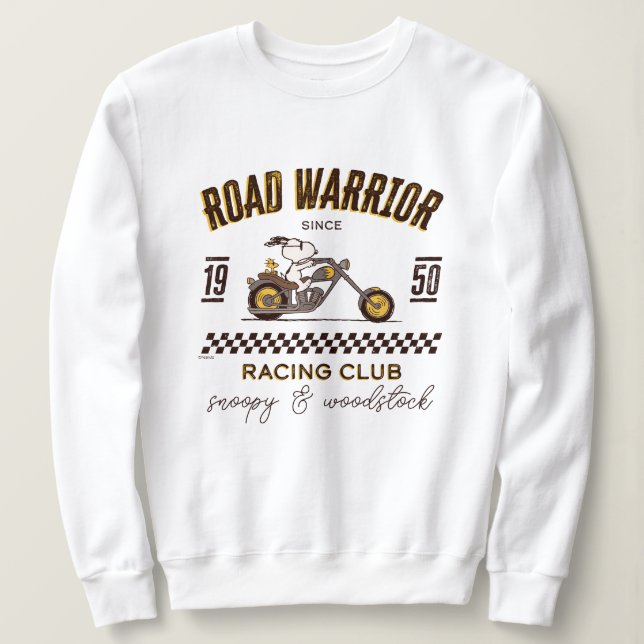 Erdnüsse | Straßenkämpfer für Snoopy und Holz Sweatshirt (Design vorne)