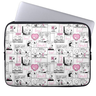 Erdnüsse Valentine Herz Liebe Muster Laptopschutzhülle