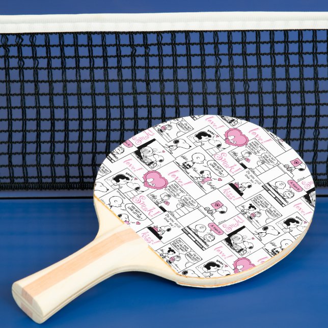 Erdnüsse | Valentine Herz Liebe Muster Tischtennis Schläger (InSitu)