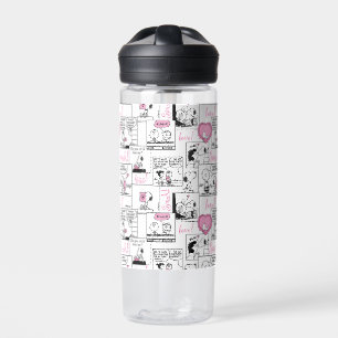 Erdnüsse   Valentine Herz Liebe Muster Trinkflasche
