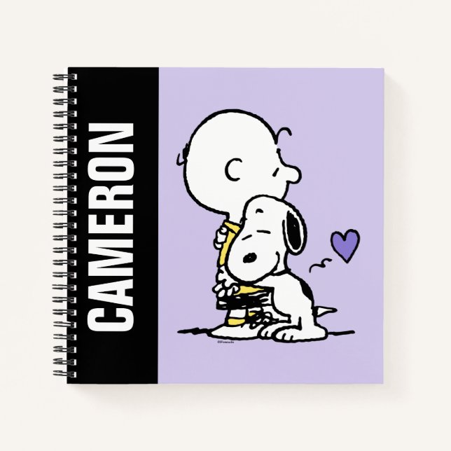 Erdnüsse | Valentinstag | Charlie Brown & Snoopy Notizbuch (Vorderseite)