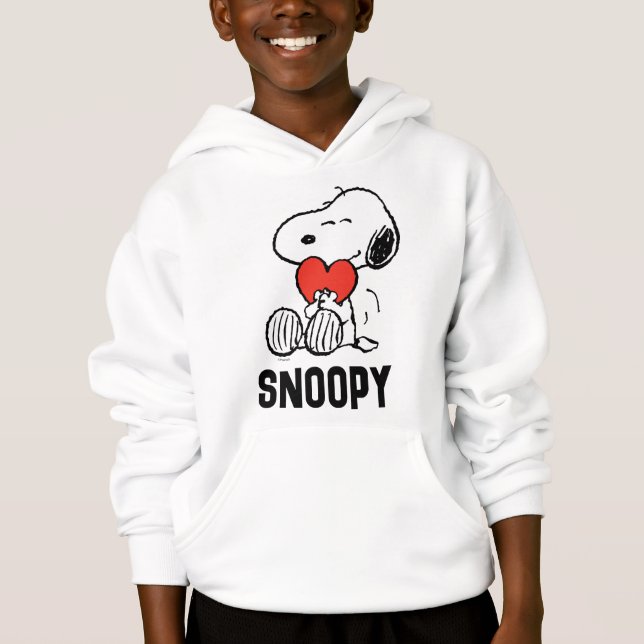 Erdnüsse | Valentinstag | Snoopy Heart Hug Hoodie (Vorderseite)