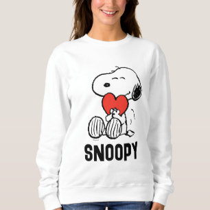 Erdnüsse Valentinstag Snoopy Heart Hug Sweatshirt