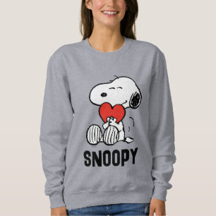 Erdnüsse Valentinstag Snoopy Heart Hug Sweatshirt