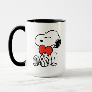 Erdnüsse Valentinstag Snoopy Heart Hug Tasse