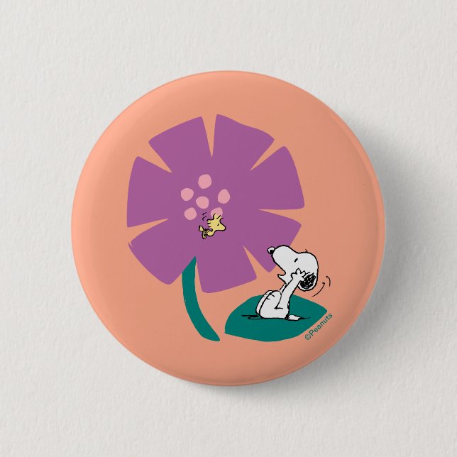 Erdnüsse | Veranschaulichung der Lila Blume der Na Button (Vorderseite)