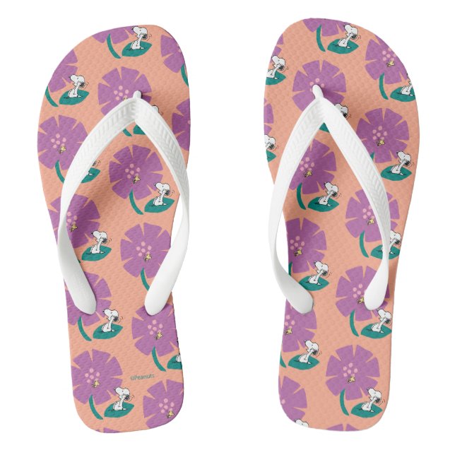Erdnüsse | Veranschaulichung der Lila Blume der Na Flip Flops (Fußbett)