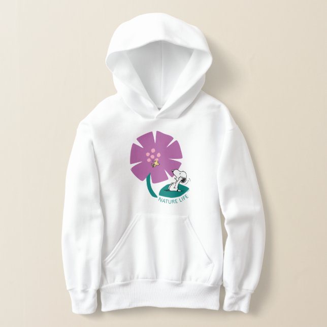 Erdnüsse | Veranschaulichung der Lila Blume der Na Hoodie (Ablage )