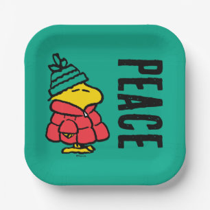 Erdnüsse   Waldpuffy Winter Jacket Pappteller