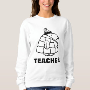 Erdnüsse   Warm & gemütlich Lehrer Sweatshirt