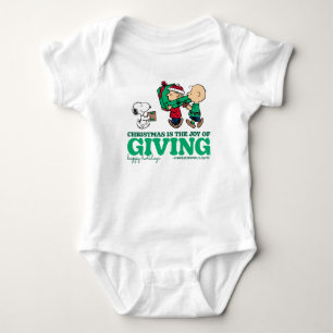 Erdnüsse Weihnachten ist die Freude am Geben Baby Strampler