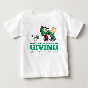 Erdnüsse   Weihnachten ist die Freude am Geben Baby T-shirt