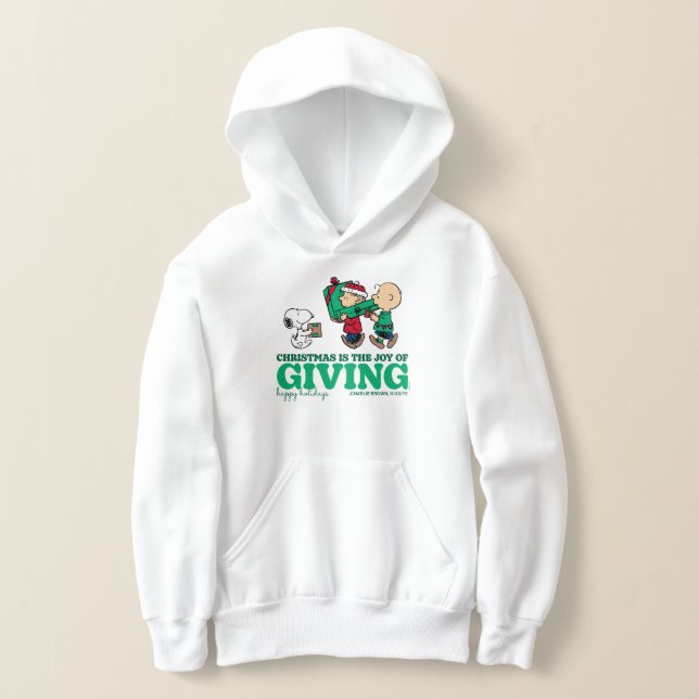 Erdnüsse | Weihnachten ist die Freude am Geben Hoodie (Ablage )