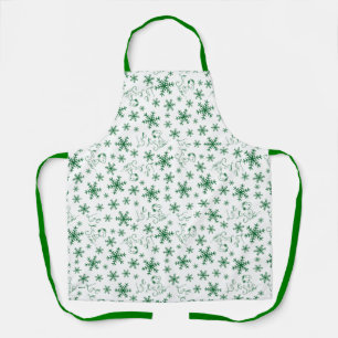 Erdnüsse Weihnachts-Snoopy Let It Snow Pattern Schürze