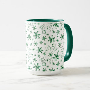 Erdnüsse Weihnachts-Snoopy Let It Snow Pattern Tasse