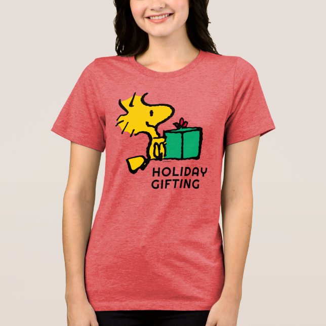 Erdnüsse | Weihnachtsgeschenk für Holz Tri-Blend Shirt (Vorderseite)