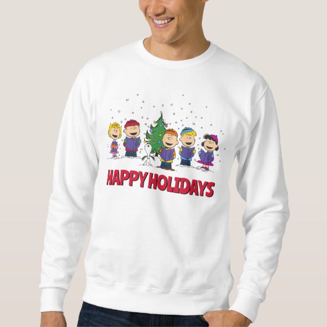 Erdnüsse | Weihnachtsverkehr Sweatshirt (Vorderseite)