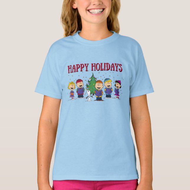 Erdnüsse | Weihnachtsverkehr T-Shirt (Vorderseite)