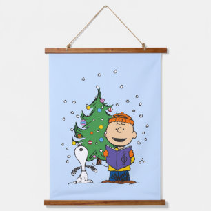Erdnüsse   Weihnachtsverkehr Wandteppich Mit Holzrahmen