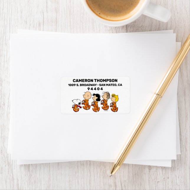 Erdnüsse | Weltraum Adressaufkleber (Insitu)