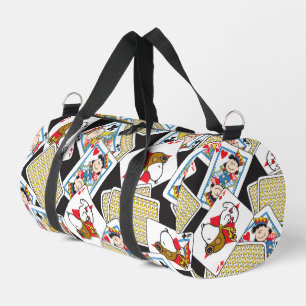 Erdnüsse   Winterskifahren der Pisten Muster Duffle Bag
