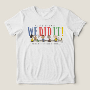 Erdnüsse Wir Haben Es Geschafft Abschluss Lustiger Tri-Blend Shirt