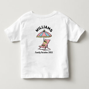 Erdnüsse Woodstock Beach Family Urlaub Kleinkind T-shirt