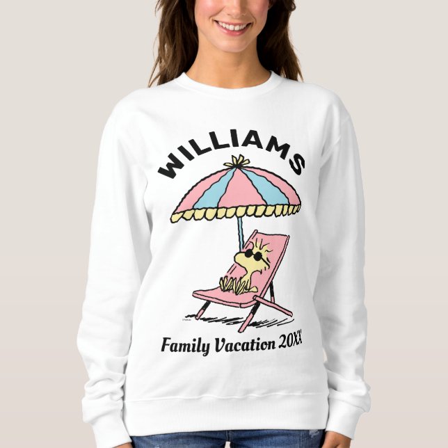 Erdnüsse | Woodstock Beach Family Urlaub Sweatshirt (Vorderseite)