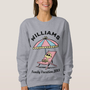 Erdnüsse   Woodstock Beach Family Urlaub Sweatshirt
