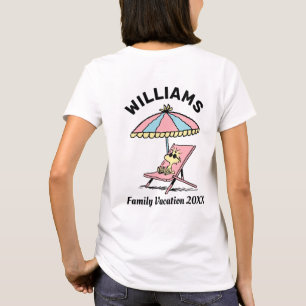 Erdnüsse Woodstock Beach Family Urlaub T-Shirt