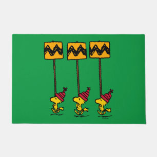 Erdnüsse   Woodstock & Friends Signature März Fußmatte