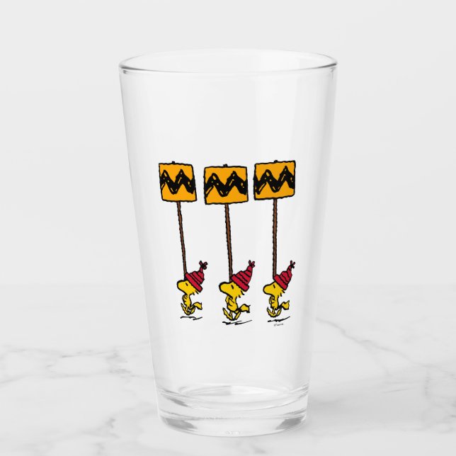 Erdnüsse | Woodstock & Friends Signature März Glas (Vorderseite)