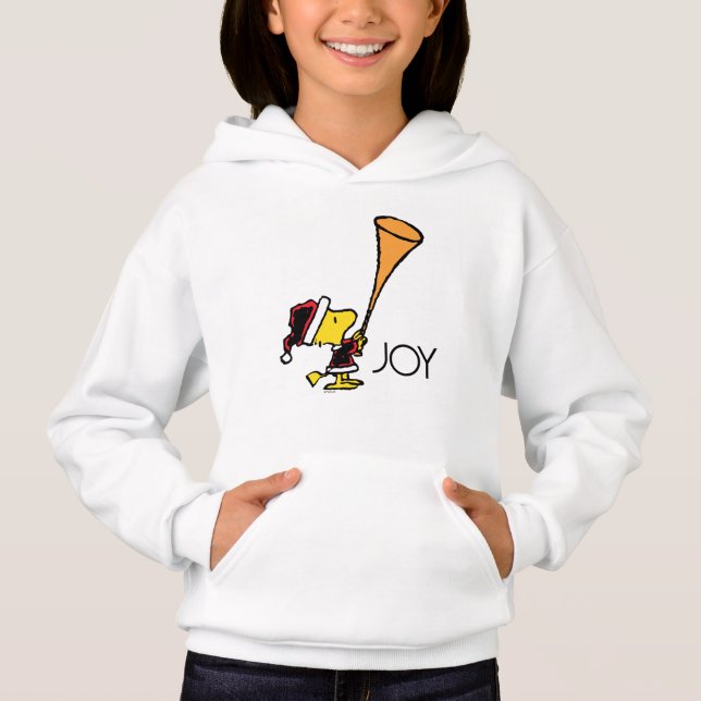 Erdnüsse | Woodstock Santa Claus Hoodie (Vorderseite)