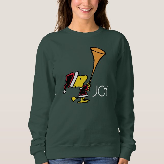 Erdnüsse | Woodstock Santa Claus Sweatshirt (Vorderseite)