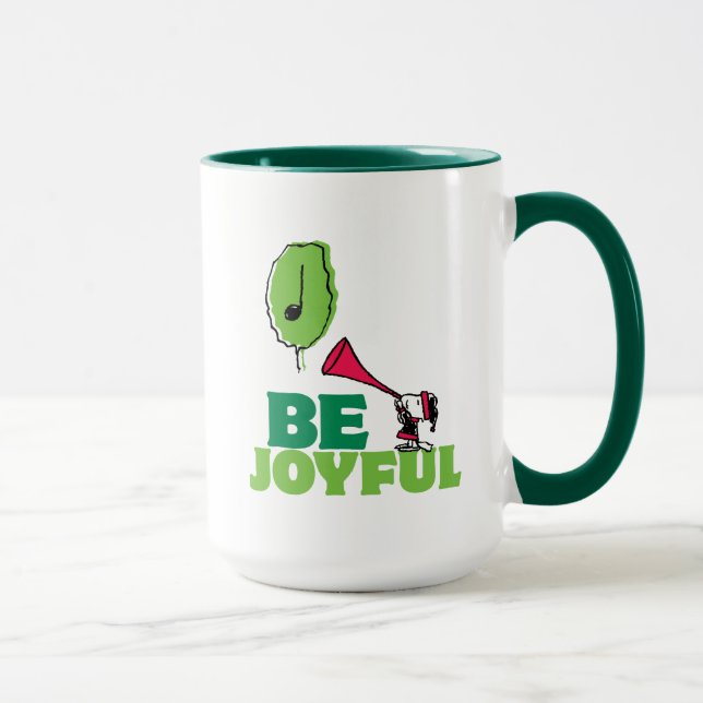 Erdnüsse | Woodstock Seien Sie froh Tasse (Rechts)